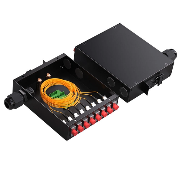 Where to connect the fiber optic cable to the router