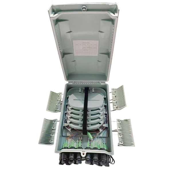What type of junction box should I use for fiber optic cold splices 