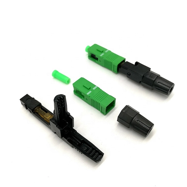 How to connect an invisible fiber optic connector