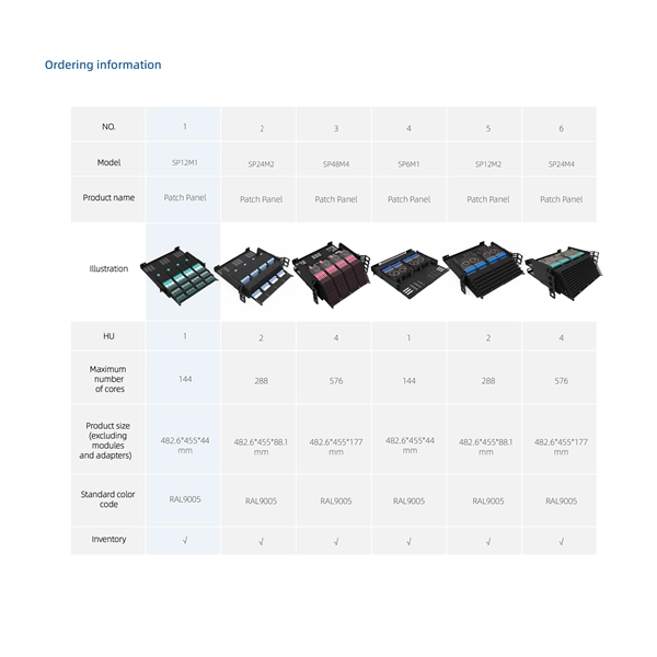 What are the different types and specifications of cable trays 