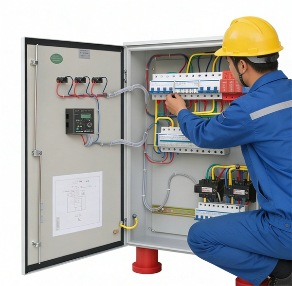How to connect the fiber optic cable to the hotel router