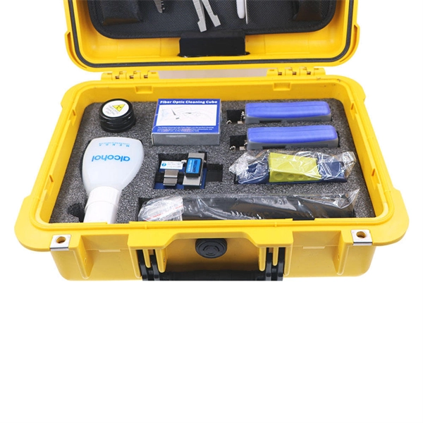 OPGW fiber optic cable splicing test