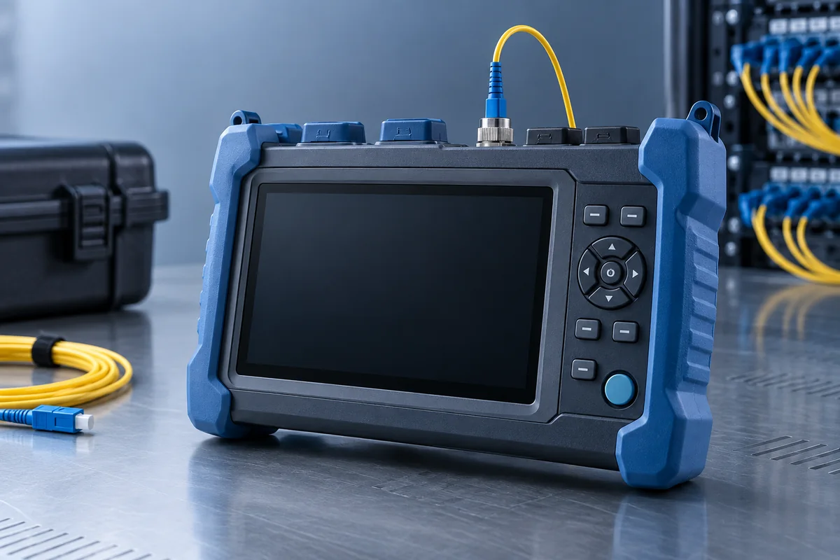 Portable optical time domain reflectometer for fibre testing